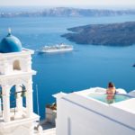 Santorini Greek cruise vacation