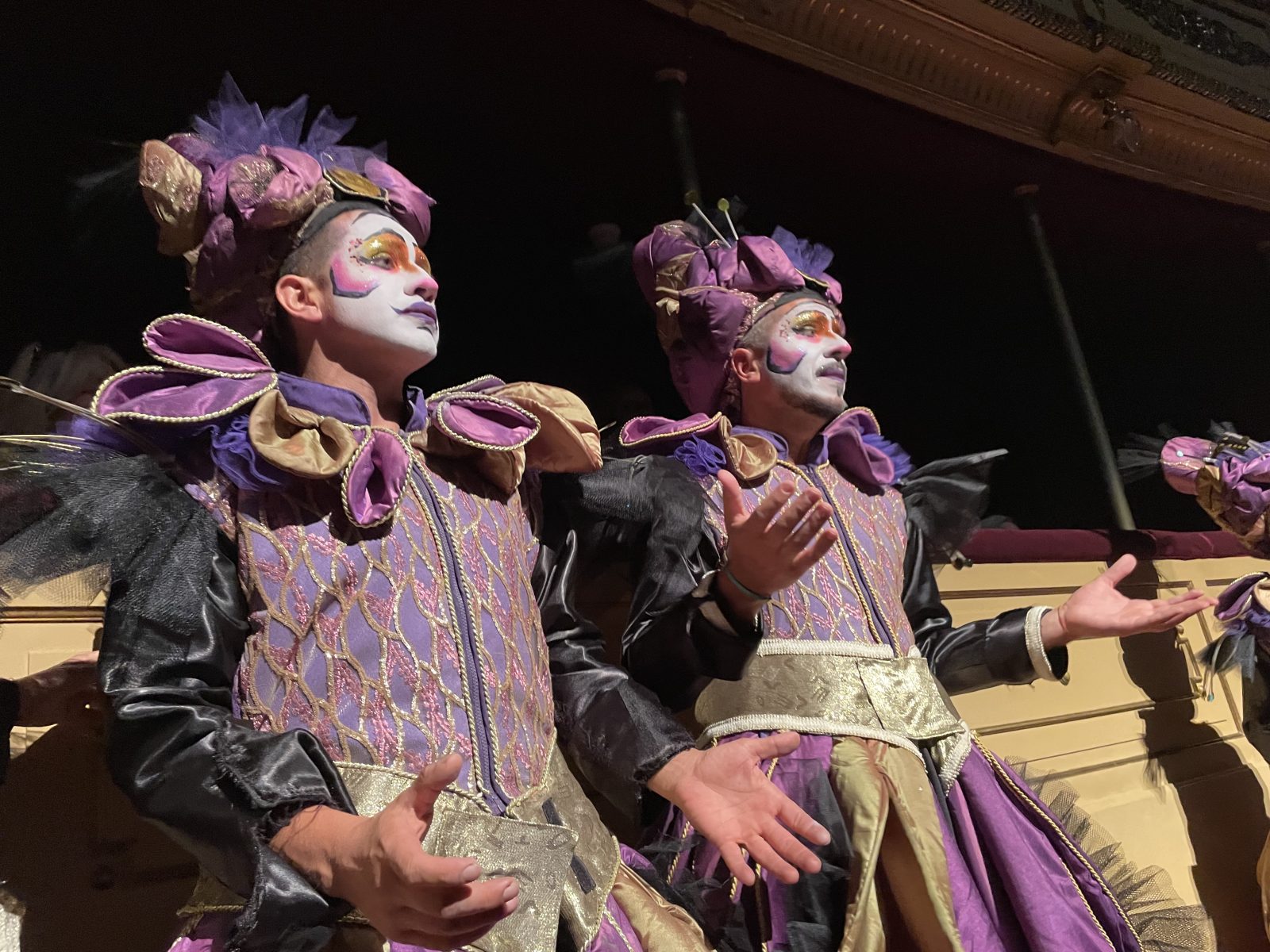 Performers at carnival in Uruguay